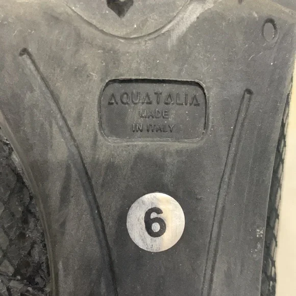 Made in🇮🇹AQUATALIA Super Soft Waterproof Snakeskin Leather Ankle … - Picture 7 of 16